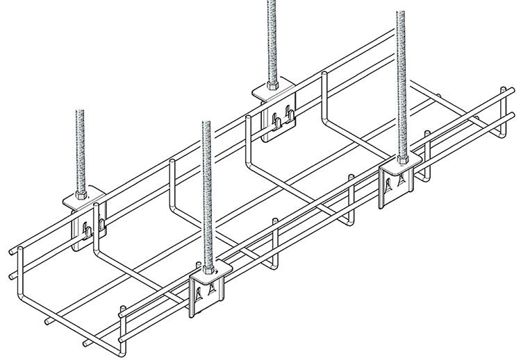 Side Suspension Brackets for Basket
